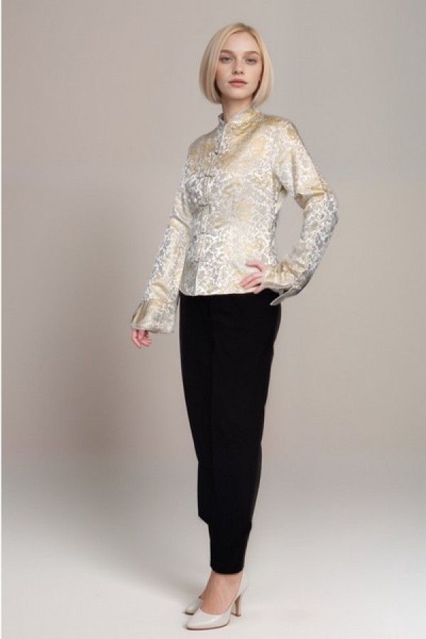 Vintage Chinese Satin Silk Top